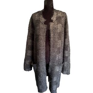 Verve Ami “Fuzzy” Check Sweater